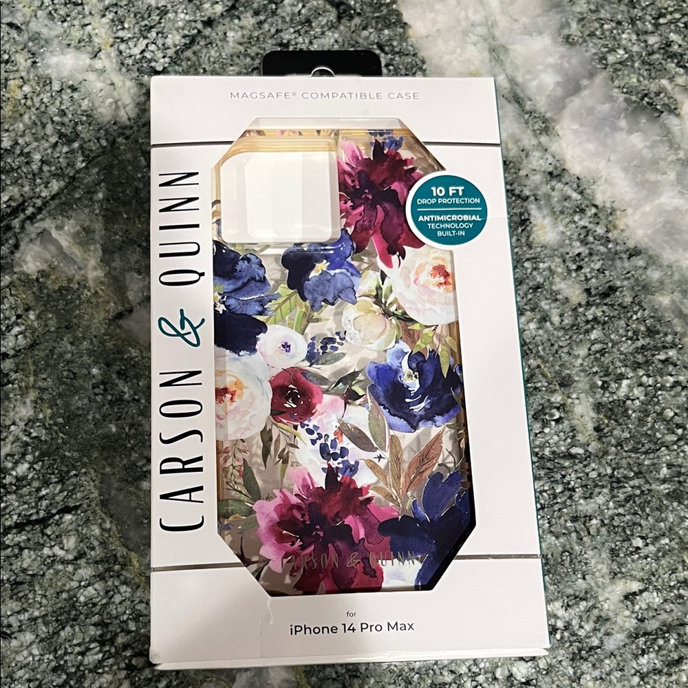 Floral iPhone 14 Pro Max Case - Multicolor